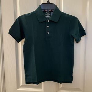 French Toast Short Sleeve Pique Polo Shirt Hunter Green Kids Size Small 6-7 NWT